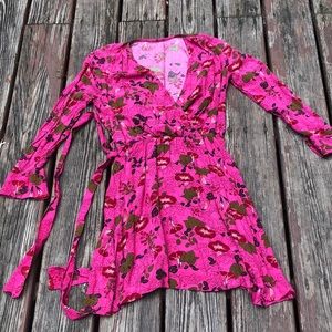 🌸🌺Women’s pink floral dress size small